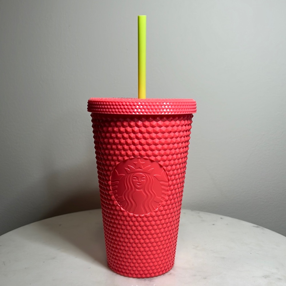 Starbucks 16oz iced tumbler. Pink. New.